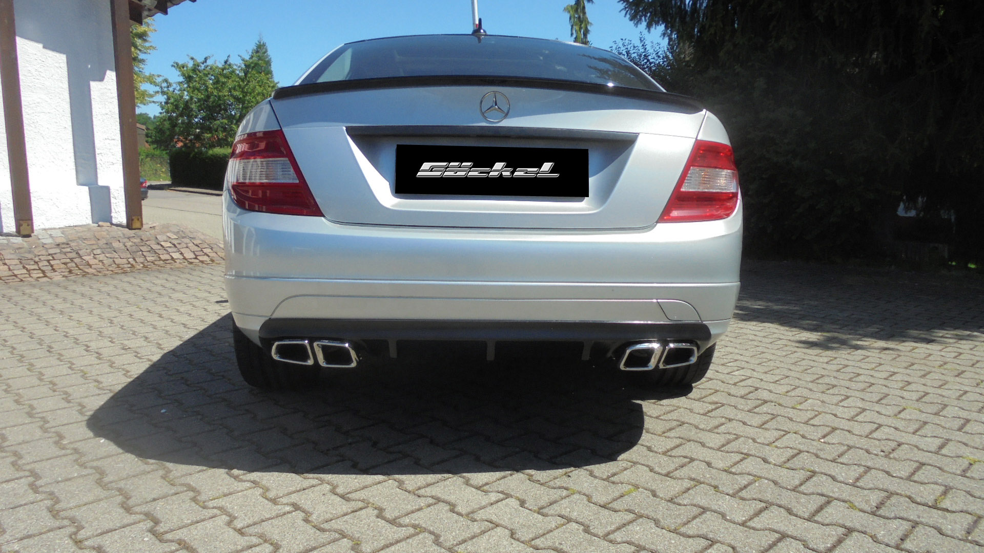 Diffusor C-Klasse W204 Limo. Seriensto&szlig;stange Baureihe 03.07-03.11